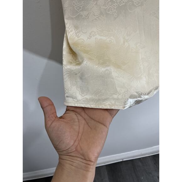 Y2K Coquette Satin Mini Slip Corset Style Dress 8 Fairy Dragon Baddie 90s Club - Picture 3 of 14